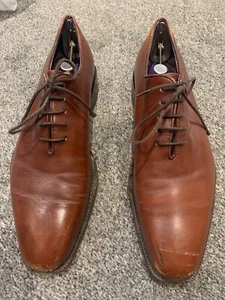 Paul Smith chestnut brown Oxford shoes Size 7 UK 41 EU RRP £395 with dust bags - Imagen 1 de 14