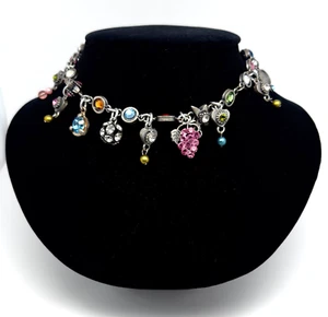 DESIGNER NECKLACE BY RODRIGO OTAZU COLORING SWAROVSKI CRYSTAL #1# - Picture 1 of 17