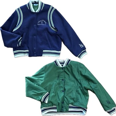 Puma Women's M June Ambrose Victory Varsity Reversible Jacket Blue 536256-01 EUC - Image 1 of 4