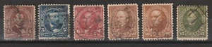 US Stamp Scott 280/284: 1898 4c-15c . Used No Gum - Picture 1 of 2