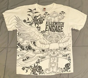 Killswitch Engage TShirt AOP Metalcore Band Music Punk Grunge Y2k Men's Size L - Picture 1 of 16