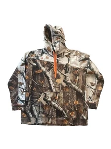 Legendary Whitetails SNOWCAP Camo Original Deer Gear Pullover Hoodie Jacket L - Picture 1 of 5