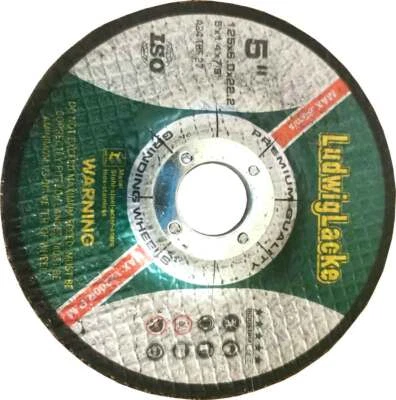 LUDWIGLACKE Schruppscheibe Ø 125 x 6,0 x 22,2mm Metall Flexscheibe Winkelschleiferscheibe