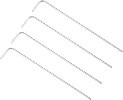 4Pcs 1/16" Ball End Hex Key Wrench, L Shaped Long Arm Allen Wrench for Household - Image 1 of 4