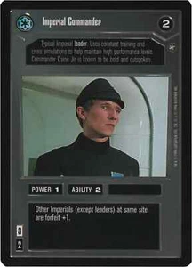 Imperial Commander (A New Hope-Limited) | Decipher Star Wars CCG | NM/LP - Picture 1 of 1