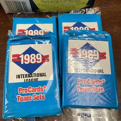  1989 PRO CARDS   International League COLUMBUS CLIPPERS  Baseball Team Set   - Image 1 of 3