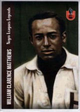2020 Dreams Fulfilled Negro Leagues Legends #2 William Clarence Matthews Harvard