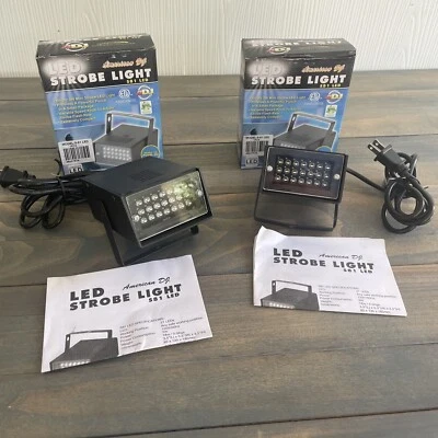 2-Pack S81 LED Mini Strobe Variable Speed Led Powered (STD) - Image 1 of 4