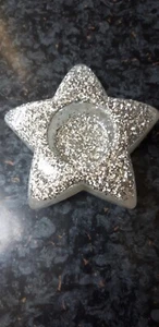 resin tea light holder star - Picture 1 of 5