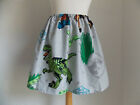 cute kawaii quirky lego jurassic park world geek nerd dinosaur handmade skirt 
