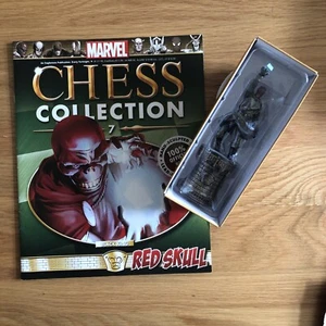 Eaglemoss Marvel Chess Collection - Issue 7 - Magazine & Boxed Red Skull Figure - Picture 1 of 7