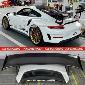 Fits Porsche Carrera 911 991 RS Style Rear Trunk Lip Spoiler Wing GT3 Body kits - Picture 1 of 24