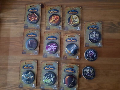 World of Warcraft Jinx Class Pin Badge Full Set - Horde Alliance, Mage, Paladin - Image 1 of 3