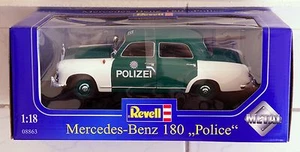 RARE REVELL Diecast 1/18 Mercedes-Benz 180 Polizei NEW IN THE BOX (code: 08863) - Picture 1 of 3