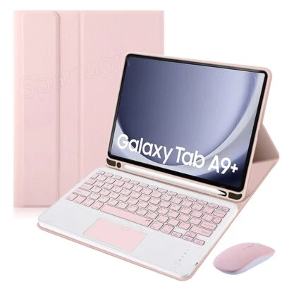 For Samsung Galaxy Tab S6 Lite A9 Plus A8 A7 Tablet Touchpad Keyboard Case Mouse - Image 1 of 4