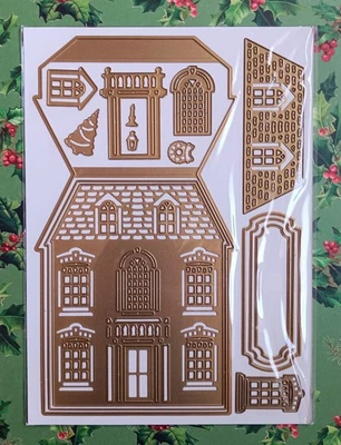 ANNA GRIFFIN HOLIDAY OPEN HOUSE DIES IDEA SHEET CLASS ~ 15 DIES NEW *SHIPS FREE* - Image 1 of 4