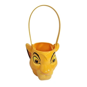 Disney The Lion King Simba Halloween Candy Popcorn Bucket Pail Holder - Picture 1 of 6