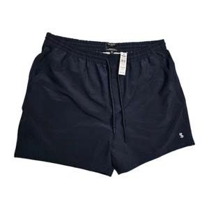 Todd Snyder Solid Weekend Swim Trunks Shorts Mesh Lined Men's XL Navy Drawstring - Picture 1 of 11