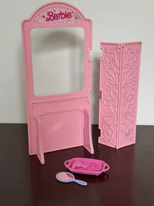 Juego de comedor vintage Barbie Mattel 1992 Arco Toys ¡PIEZAS rosas! - Imagen 1 de 6