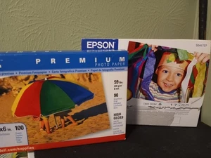 2 Boxes 4x6 Glossy Photo Paper Dell & Epson 200 sheets (66A) - Picture 1 of 3