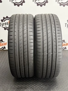 2x 225 45 R18 95Y XL CONTINENTAL PREMIUM CONTACT7 5-6mm TESTED FREE FITTING - Picture 1 of 18