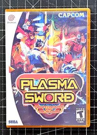 Dreamcast Plasma Sword Custom Case With Insert - NO Game or Manual