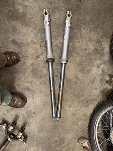 72,73 husqvarna 125,250,400,450 mj grey leg front forks - Picture 1 of 14