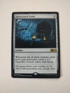 MTG Magic The Gathering - Desecrated Tomb RARE Core Set 19 - Picture 1 of 1