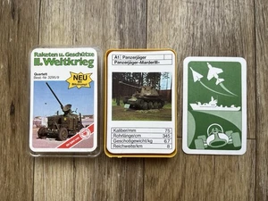Rakete Geschütze 2. Weltkrieg Quartett von Ass Nr. 3295/9 Militaria Kartenspiel - Bild 1 von 2