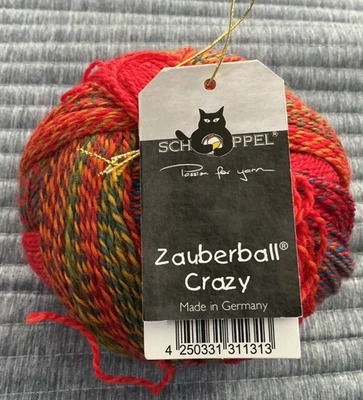 Schoppel  Zauberball Crazy Sock Yarn 1 Ball Color Kleiner Fuchs 1702 100 gr - Image 1 of 4