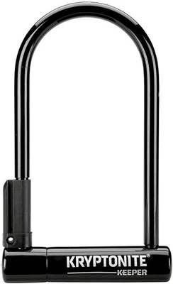 Kryptonite Keeper U-Lock 4x8" | Hardened Steel, Anti-Rotation Double Deadbolt, - Image 1 of 4
