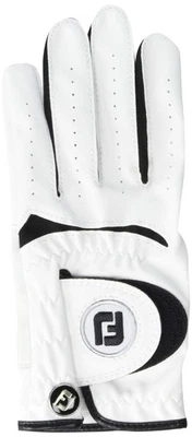 Unisex FJ Junior Golf Gloves White Small - Image 1 of 4