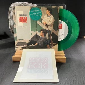 Tears For Fears Mothers Talk Ltd Green 7" 45 + Sticker vinyl single EX+/EX+ - Picture 1 of 2