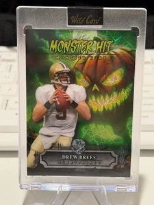 Wild Card Haunted 2025 - Drew Brees 1/1 Monster Hit Lazer Foil 🏈💥💥 - Imagen 1 de 2