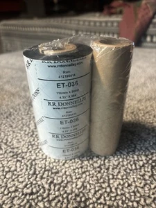RR Donnelley Thermal Ribbon ET-036 4.33" x 984' - Afbeelding 1 van 3