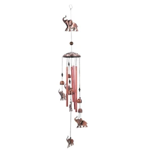 Unique Aluminium Tubes Wind Bell Elephant Wind Chime Hanging Adorn Bell Pendant - Picture 1 of 12