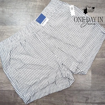 Pantalones Cortos Informales Old Navy Lino Pull On 3.5" Talla XL Foto 1 de 4