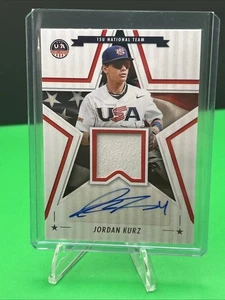 2025 Panini Stars-Stripes 15U Autographs Jordan Kurz Auto Jersey MINT ๐ฅโพ๏ธ๐ฅ๐บ๐ธ - Picture 1 of 7