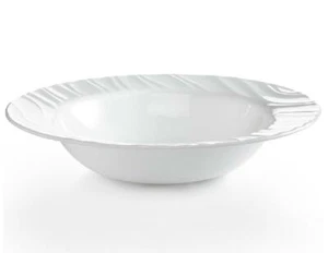 Corelle Boutique SWEPT 28-oz ENTREE BOWL 10 3/4 Pasta Serving *Embossed White