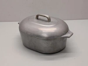Vintage WagnerWare Sidney -0- Magnalite 8 qt Oval Roaster 4265-M - Picture 1 of 13