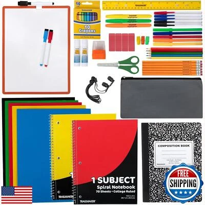 Trail maker Regreso a la Escuela 60 Piezas Paquete Kit para Niñas, Niños, Niños Foto 1 de 4