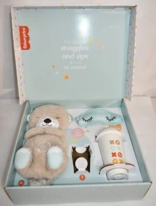 Juego de juguetes de peluche Fisher-Price Soothe 'n Snuggle nutria - raro difícil de encontrar chupete para bebé - Imagen 1 de 7