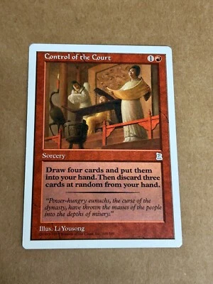 Control of the Court Portal Three Kingdoms Regular MTG English NM Magic - Image 1 of 2