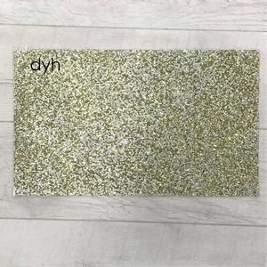 Diamante SILVER GOLD TABLE MAT Crushed Diamond Romany Crushed Dining placemat - Picture 1 of 2
