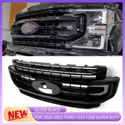 Platinum Style Grill Black Grille For 2020 2021 2022 Ford F250 F350 Super Duty - Image 1 of 4