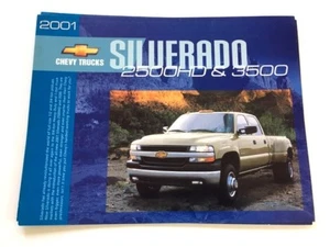 2001 Chevrolet Silverado 2500HD 3500 Truck Canada Car Sales Brochure Fact Card - Picture 1 of 1