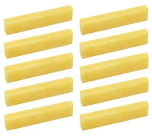 10x Bone Guitar Nut 2-1/8"x3/8"x1/4" (55x10x6mm) Unbleached Luthier - Picture 1 of 8
