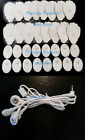 ELECTRODE LEAD CABLE (2.5mm) + 16 LARGE AND 16 SMALL OVAL MASSAGE PADS FOR TENS
