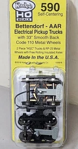 Kadee 590 Self Centering Bettendorf Electrical Pickup Truck 1 Pr 33" Wheel Model - Picture 1 of 1
