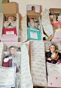 Ashton Drake Galleries LITTLE WOMEN Dolls 5 Complete Collection NIB - Picture 1 of 7